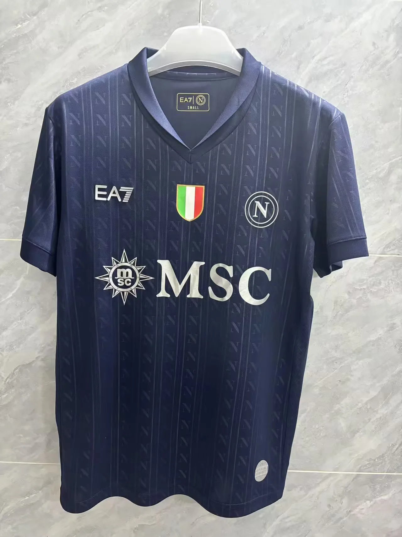 AAA Quality Napoli 25/26 UCL Third Navy Blue Soccer Jersey